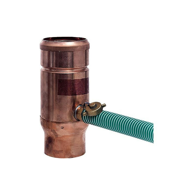 Banyo - Collecteur d eau de pluie tuyau cuivre - diam 100 mm