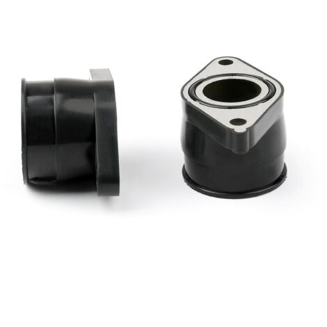 collecteur d'admission de carburateur en caoutchouc et aluminium, 1 paire, noir mat, de haute qualité, adapté pour Yamaha Tt 350 Xt 350