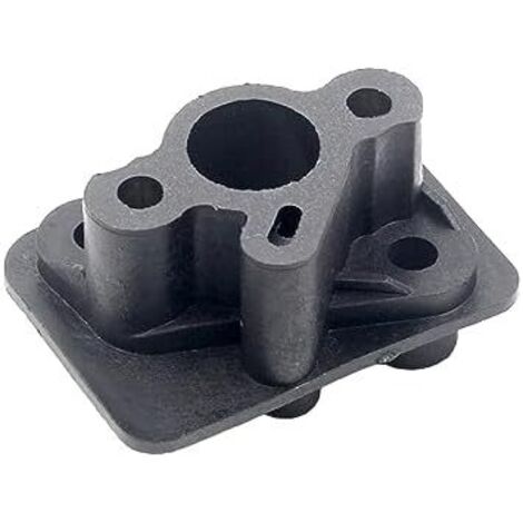 Collecteur d'admission de débroussailleuse 40–5 Pièces base carburateur pour raccord adaptateur Noir -