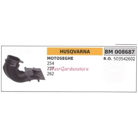 Collecteur d'admission HUSQVARNA tronçonneuse 254 257 262 008687