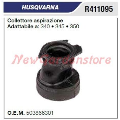 Collecteur d'admission HUSQVARNA tronçonneuse 340 345 350 R411095