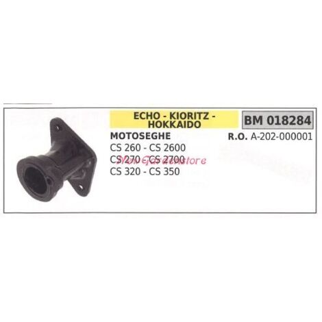 Collecteur d'admission pour tronçonneuse ECHO CS 260 2600 270 2700 320 350 018284