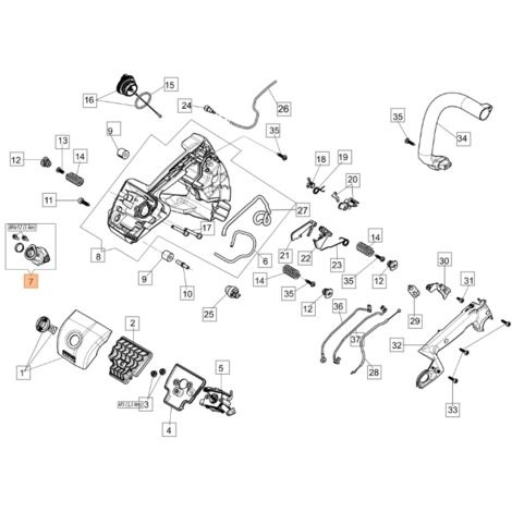 Collecteur d’aspiration ORIGINAL OLEOMAC pour tronçonneuse GST 360 50270219