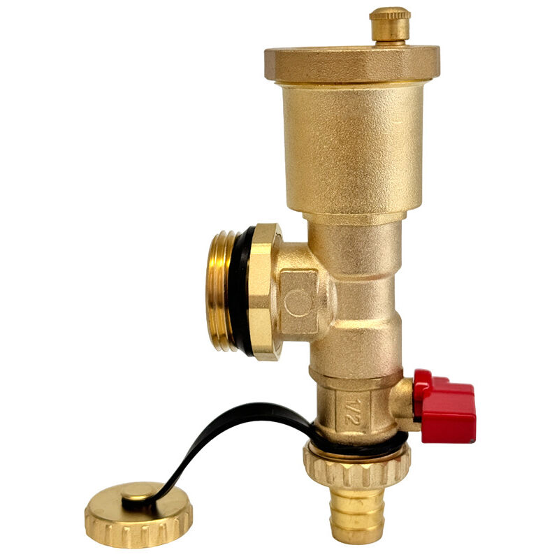 Collecteur de chauffage au sol - Vanne de vidange automatique pour chauffage au sol en cuivre(32mm)