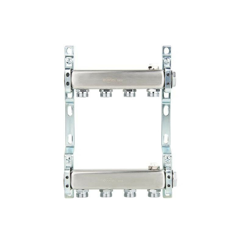 Banyo - Collecteur de chauffage inox sans vanne DN25 1avec 10 circuits chauffe