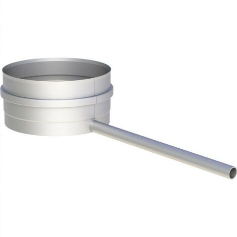 Collecteur de condensats Ø 180 x 250 mm avec tuyau d'écoulement