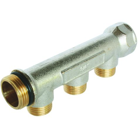 Collecteur de distribution 3 sorties à portée plate easy lock m1/2