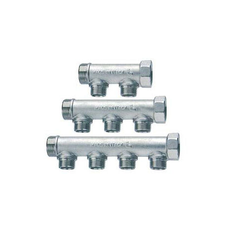 Collecteur de Distribution Modulaire 3/4" sorties 2 M Art.455 - MF sorties 3/4" - 2 M 1/2"