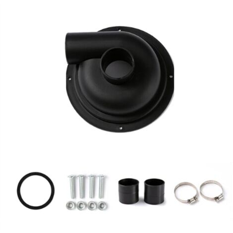 Collecteur de poussière Cyclone Ledge, filtre Cyclone, séparateur pour aspirateur (couvercle noir - sans pliure)-AquaForge