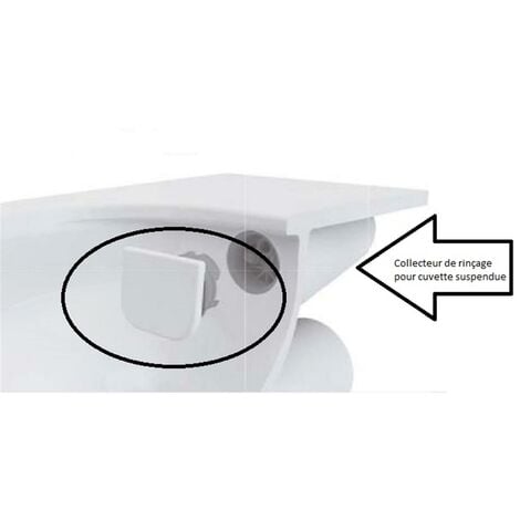 Collecteur de rinçage VITRA FLUSVH 2.0 - Collecteur de rinçage pour cuvette suspendue VITRA FLUSVH 2.0