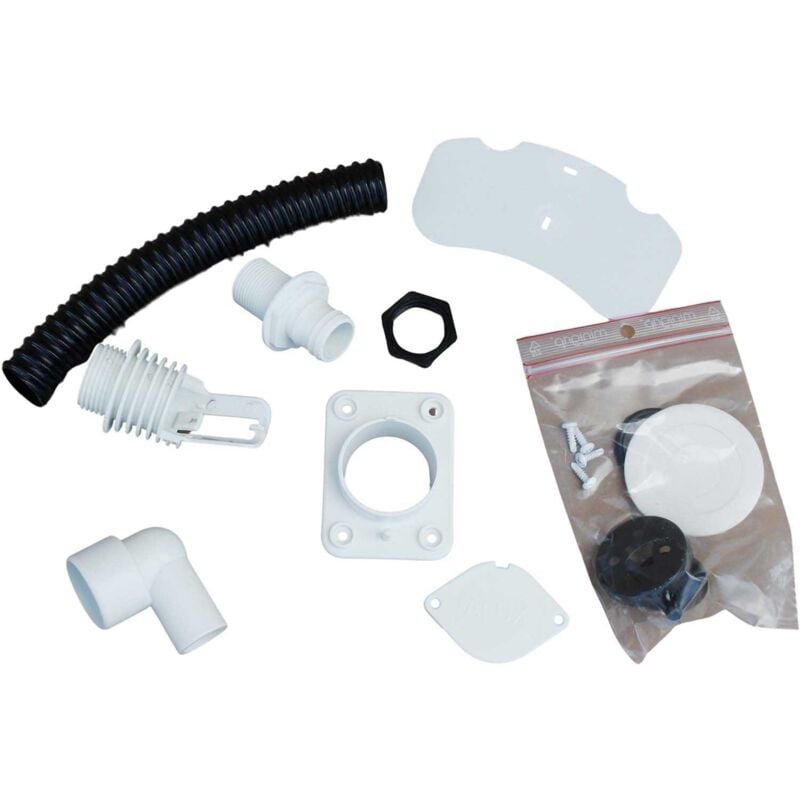 Collecteur d'eau blanc pour gouttière rectangulaire Pour descente rectangulaire 60 x 80 mm