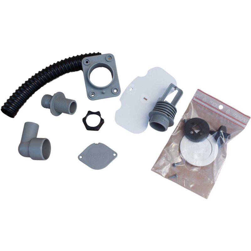 Collecteur d'eau gris pour gouttière rectangulaire Pour descente rectangulaire 80 x 100 mm