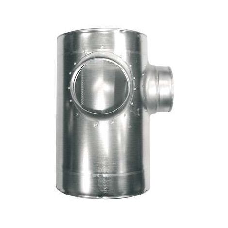 Collecteur d'étage 2 piquages à 180° Galva D160 - COL2/180GALD160 ECONONAME - COL2/180GALD160