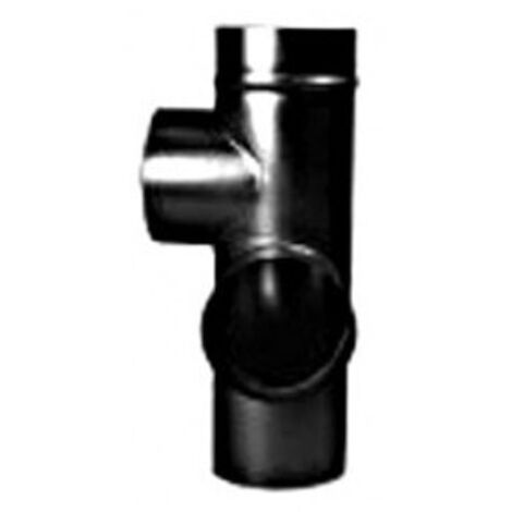 Collecteur d'étage acier galvanisé, 2 piquages à 90°, D 125 mm S&P (UNELVENT) 861671