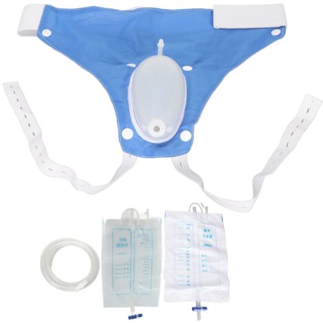 Collecteur d'Urine en Silicone Réutilisable pour Femmes, Sac de Drainage Portable Étanche