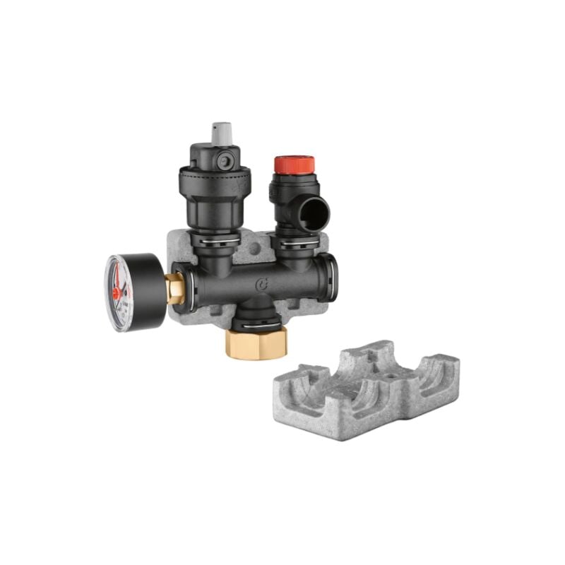 Collecteur en technopolymère pour systèmes de chauffage Caleffi 305663 Tecnopolimero