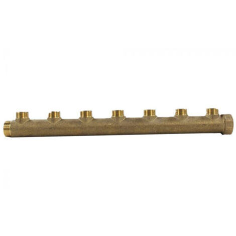 Collecteur entraxe 50mm Mâle Femelle 3/4 -7 Départs Mâle 1/2