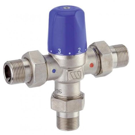 Collecteur laiton sanitaire et chauffage mâle mâle avec piquage - 1/2" - 3 - WATTS INDUSTRIES