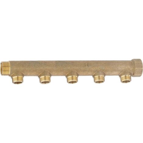 Collecteur M-F 33x42 5 départs mâle 20x27 - P.B.TUB
