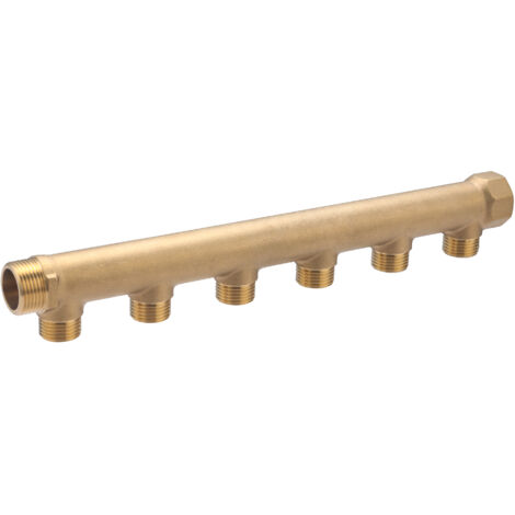 Collecteur MF20x27 sorties M15x21  QUICK PLOMBERIE 6 départs