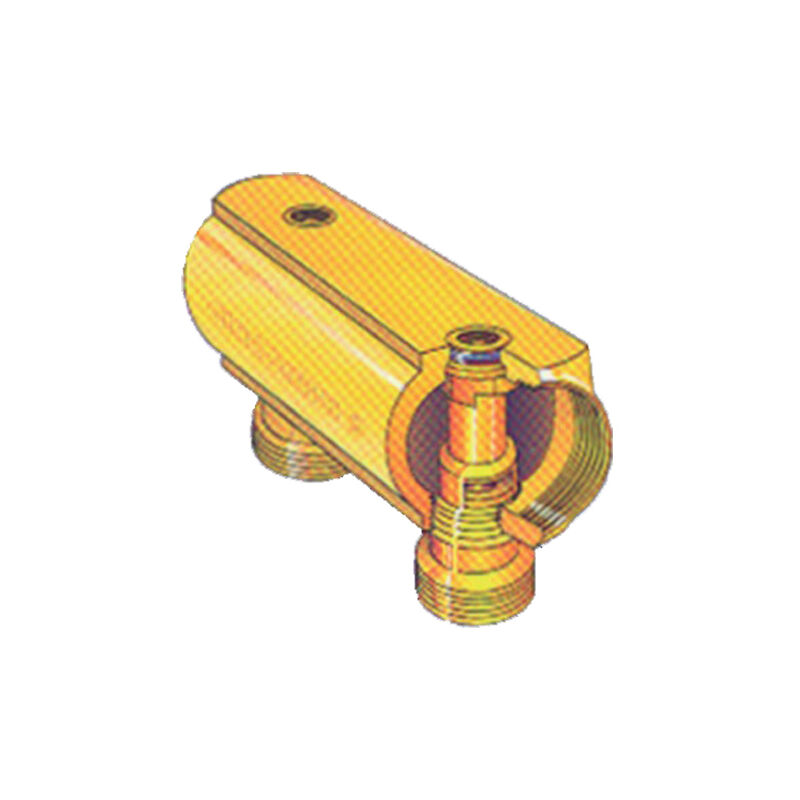 Collecteur 4 s R585 1 M16 avec robinet d'arrêt Giacomini R585Y044