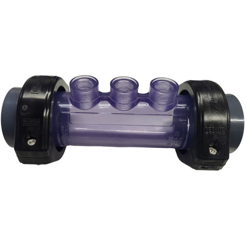 Jardiboutique - Collecteur porte sonde transparent diametre 63