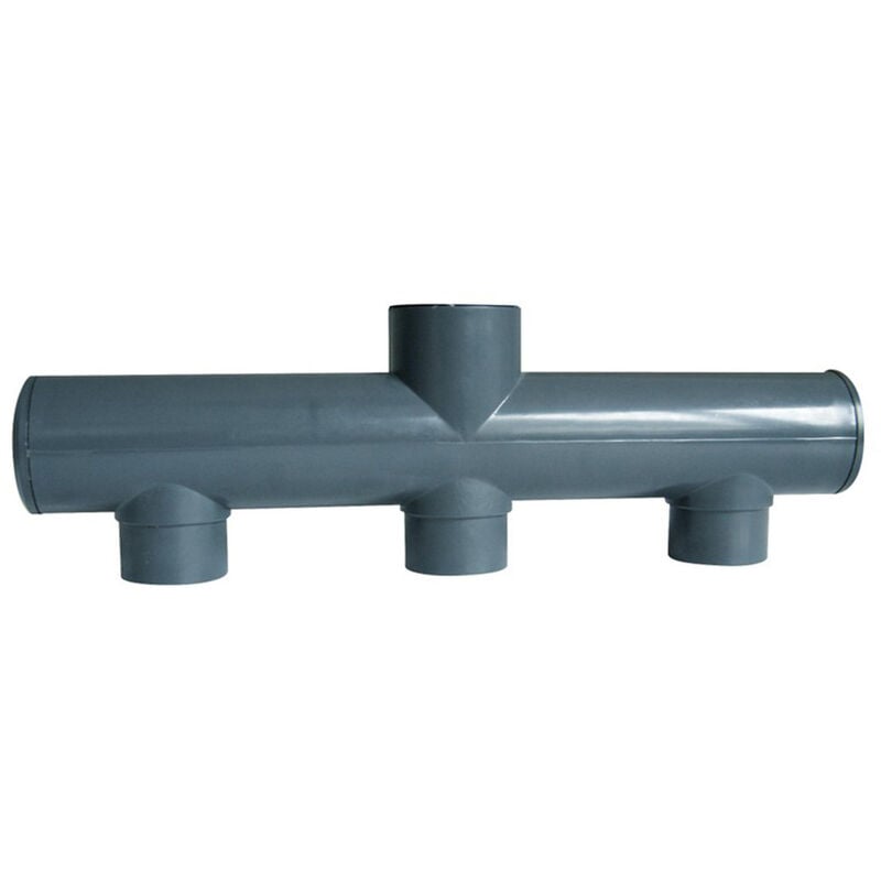 Collecteur pvc pression 3 entrées/1 sortie ø 63/50 mm - Fitt