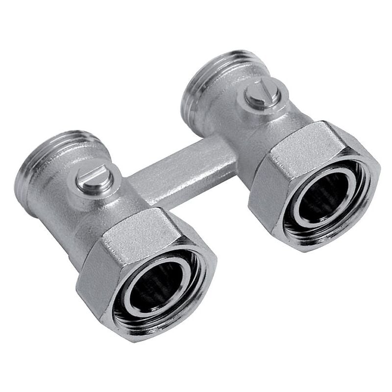 RBM - Collecteur radiateur sans By-pass équerre 3/4