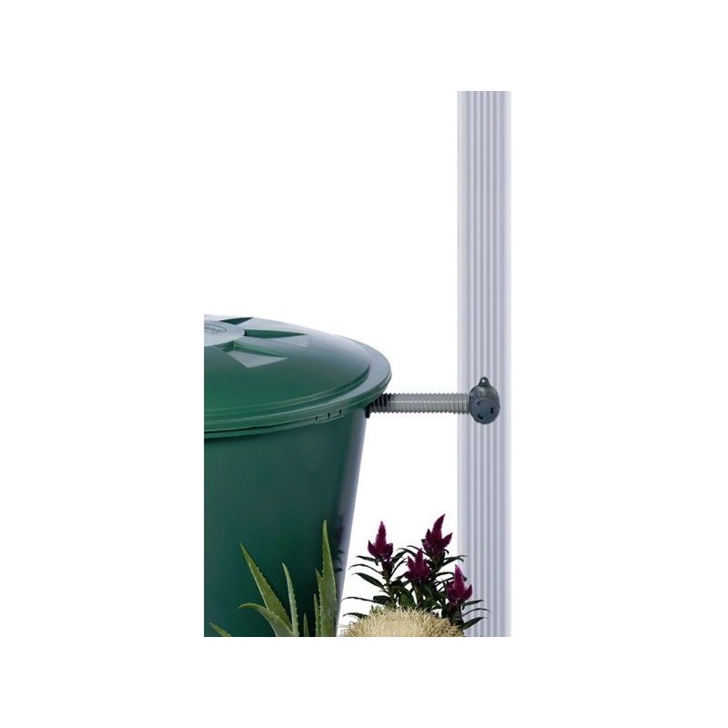 Garantia - Collecteur eau de pluie Speedy Eco quattro carré gris (sans découpe de gouttière)
