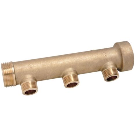 collecteur type bc - arrivée mâle 26 x 34 - 5 départs mâle 15 x 21 - extrémité femelle 26 x 34 - gripp