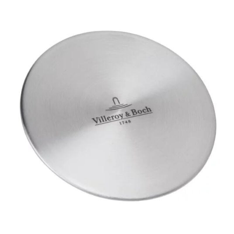 Villeroy&boch - Cache bonde evier villeroy et boch acier inoxydable massif