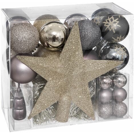 Collection de décorations pour sapin de Noël 44 pièces