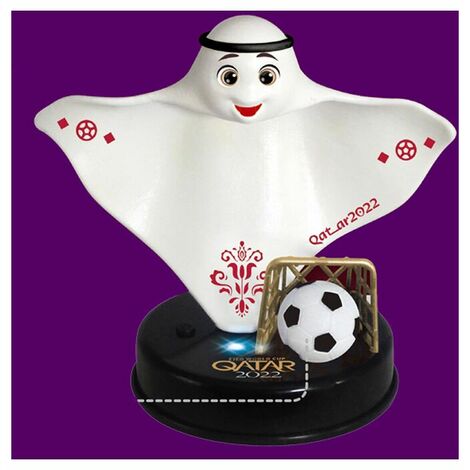 Collection de souvenirs de décoration de bureau de mascotte de football de coupe du monde de Coupe du monde de Qatar 2022 pour les fans de football dans les tribunes Souvenir de mascotte de coupe du m