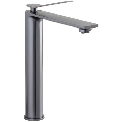 Collection, mitigeur de lavabo, robinet de salle de bains, idéalement conçu pour lavabo ou vasque à poser, mat industriel VIOLA L