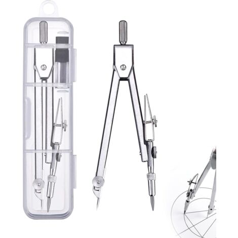 College compass, professional compass, screw compass, professional drawing pencil compass