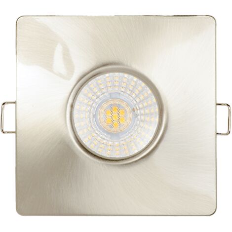 Collerette Alu Brossé carrée magnétique pour ONE TELES ANDRO - SB001BS - SOLUM
