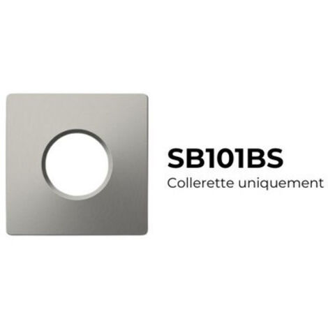 Collerette Alu Brossé - Carrée magnétique pour TWO et CANIS - SB101BS - SOLUM