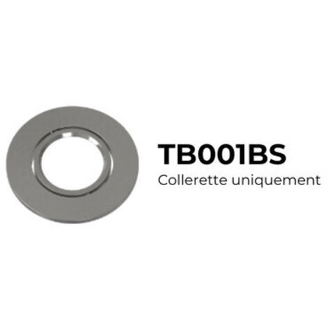 Collerette Alu brossé ronde clipsable pour LIBRA - TB001BS - SOLUM