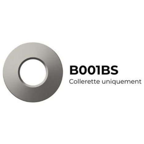 Collerette Alu Brossé ronde magnétique pour ONE TELES ANDRO - B001BS - SOLUM