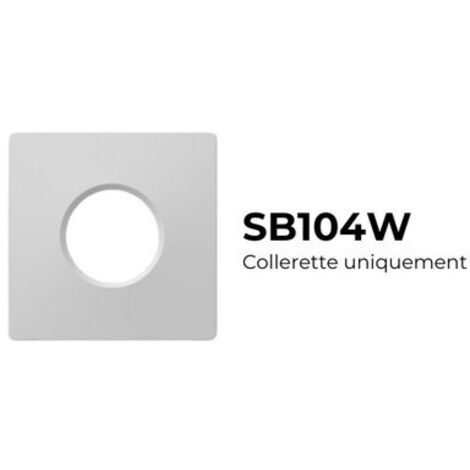 Collerette Blanche - Carrée magnétique pour TWO et CANIS - SB104W - SOLUM