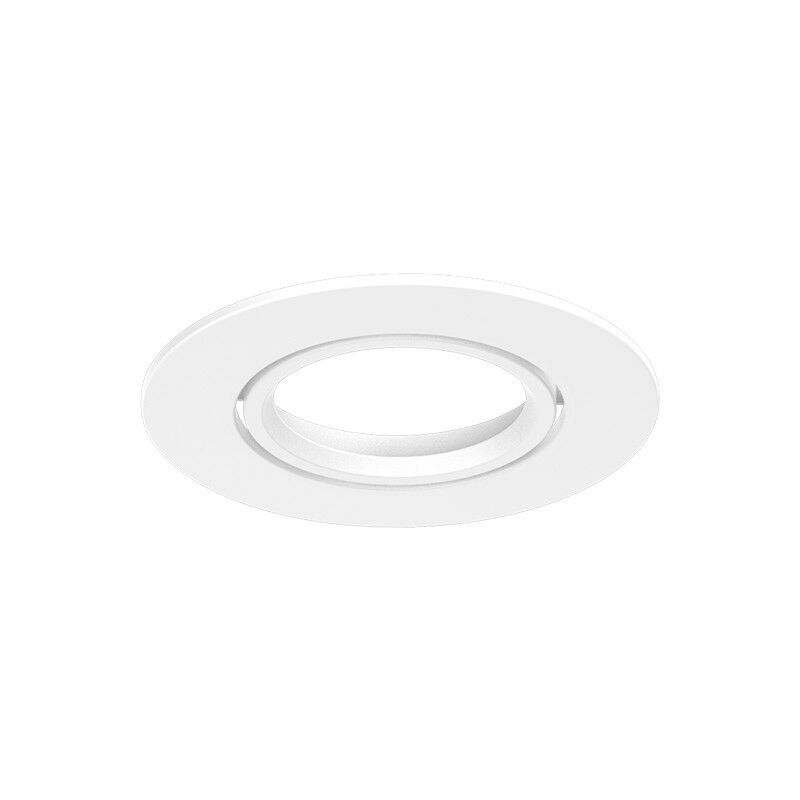 Miidex Lighting - Collerette ronde orientable pour spot led eclat ii ® blanc Miidex Lighting - Collerette ronde orientable pour spot led eclat ii ® blanc