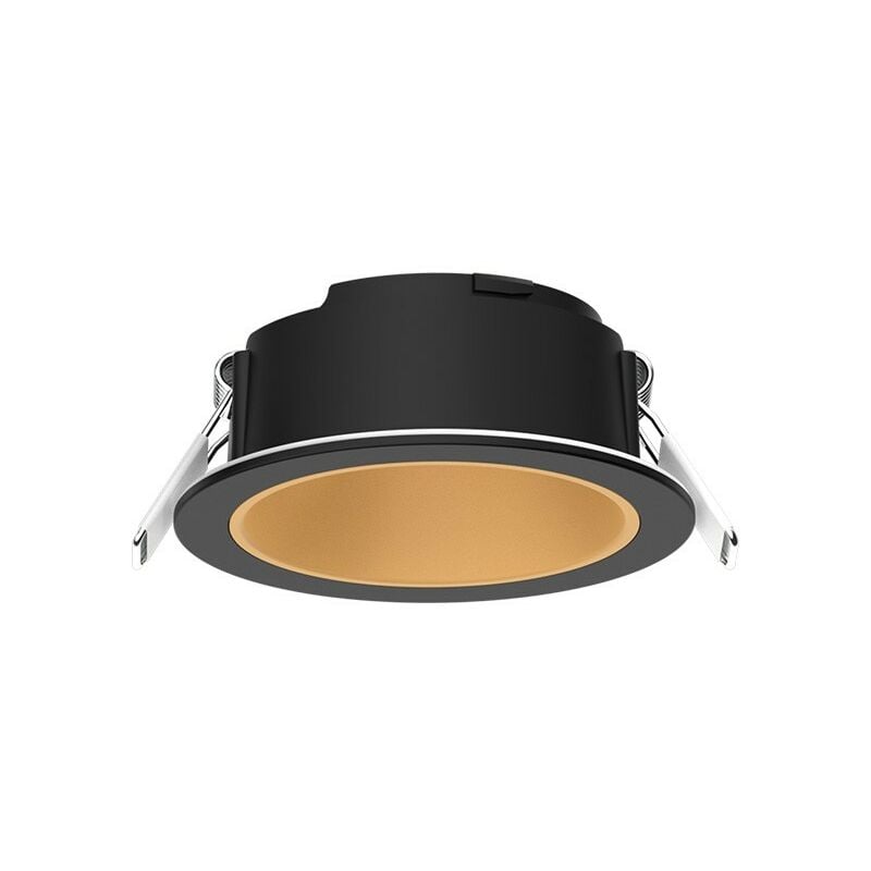 Miidex Lighting - Collerette ronde basse luminance pour spot led eclat ii ® noir - dore