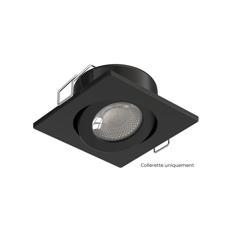 Solum - Collerette Carrée Noir Mat pour coma - TBC102MB