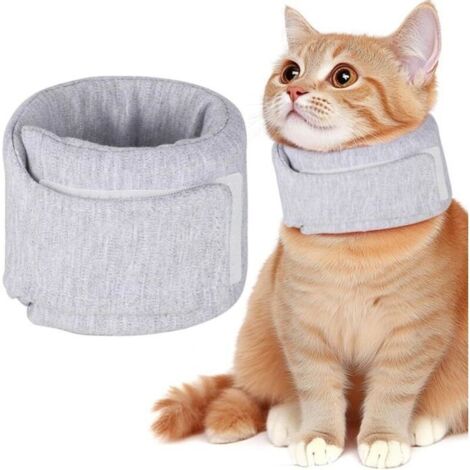 Collerette Chat Réglable - Pliable - Anti Léchage - Confortable