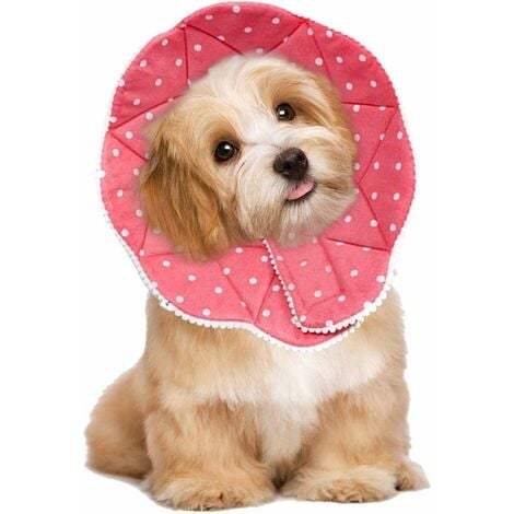 Collerette confortable de post-chirurgie pour chats et chiens, robuste, imperméable, résistante aux griffures et morsures, facile à nettoyer, avec attache ajustable