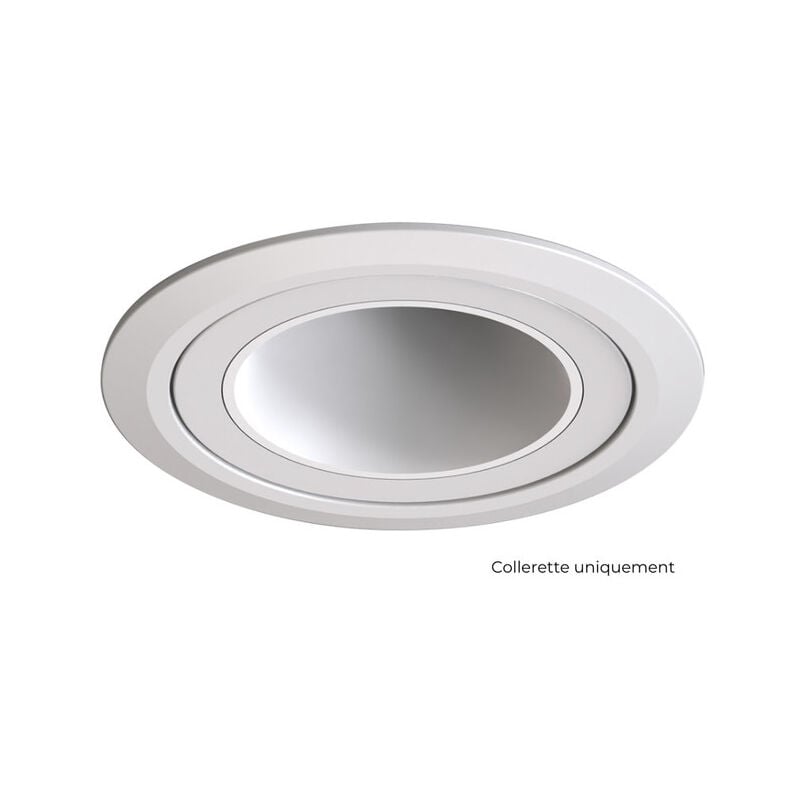 Decodap Collerette adaptation plafond diam. 83mm - Coloris Blanc pour hydra - D101W Solum