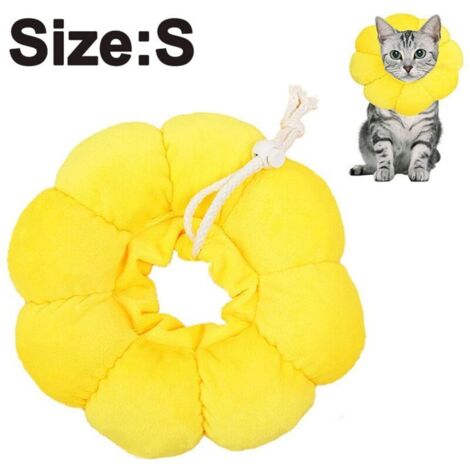 Collerette de Chats Collier Soft Doux Chat collerette de protection Anti Morsure Safety Réglable Protecteur de Collier pour Animaux de compagnie, les Chats, les Chiens Chiot Chaton