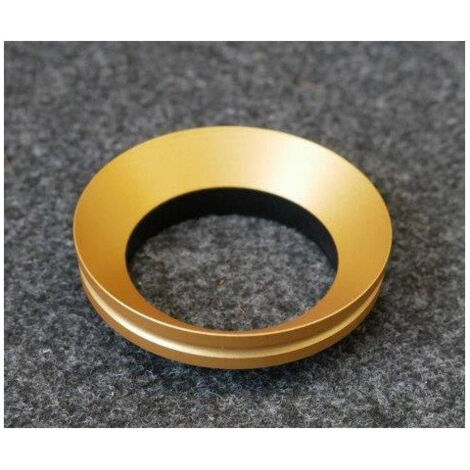 Collerette doree complementaire Ø 78x22mm pour spot encastre iMAX II Tube Round Delta Light