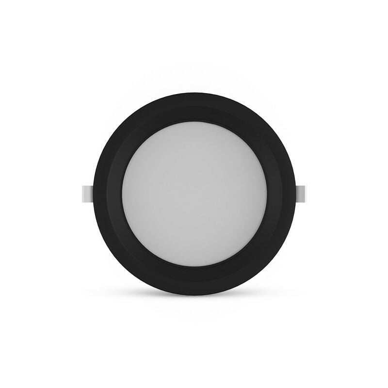 Miidex Lighting - Collerette incurvée pour downlight cynius 21W et 24W ® noir