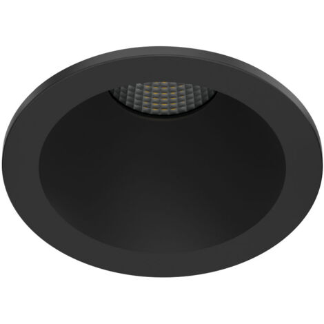 Collerette métal aimantée pour encastré EF4 ronde couleur noir oir ARIC 51844